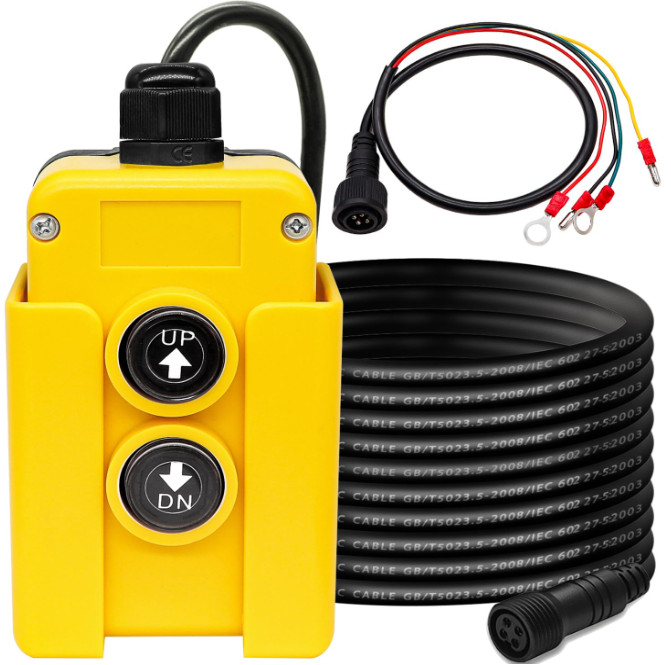 4 Wires Dump Trailer Remote Control Switch 12V DC Dump Trailer Controller,Indust