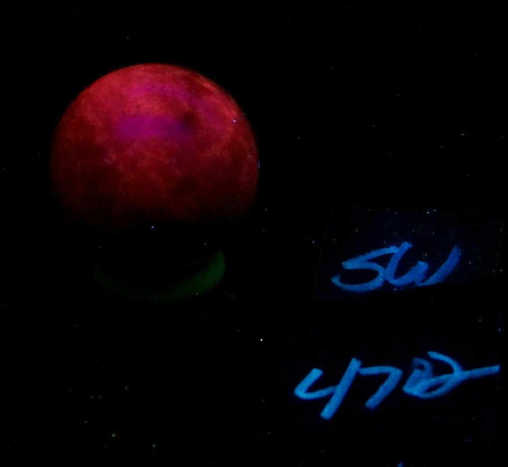 Fluorescent CA Calcite 32mm Collection Sphere 4702