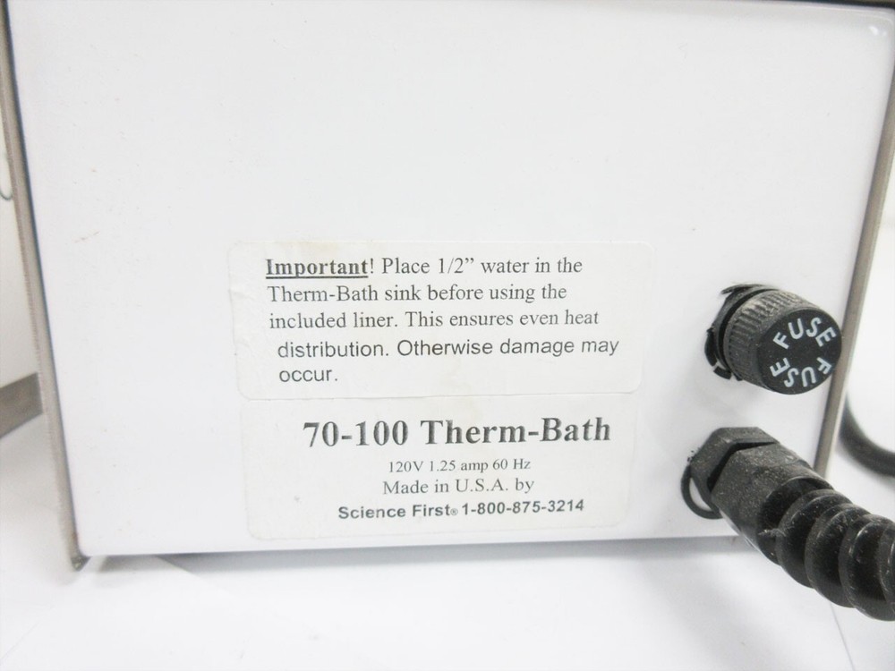 2x SCIENCE FIRST THERM-BATH 70-100 ~ PARTS ONLY