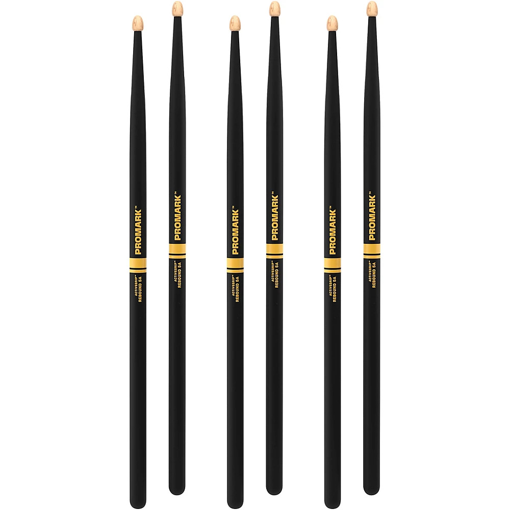 Promark Rebound Activegrip 3 Pack 5A Wood