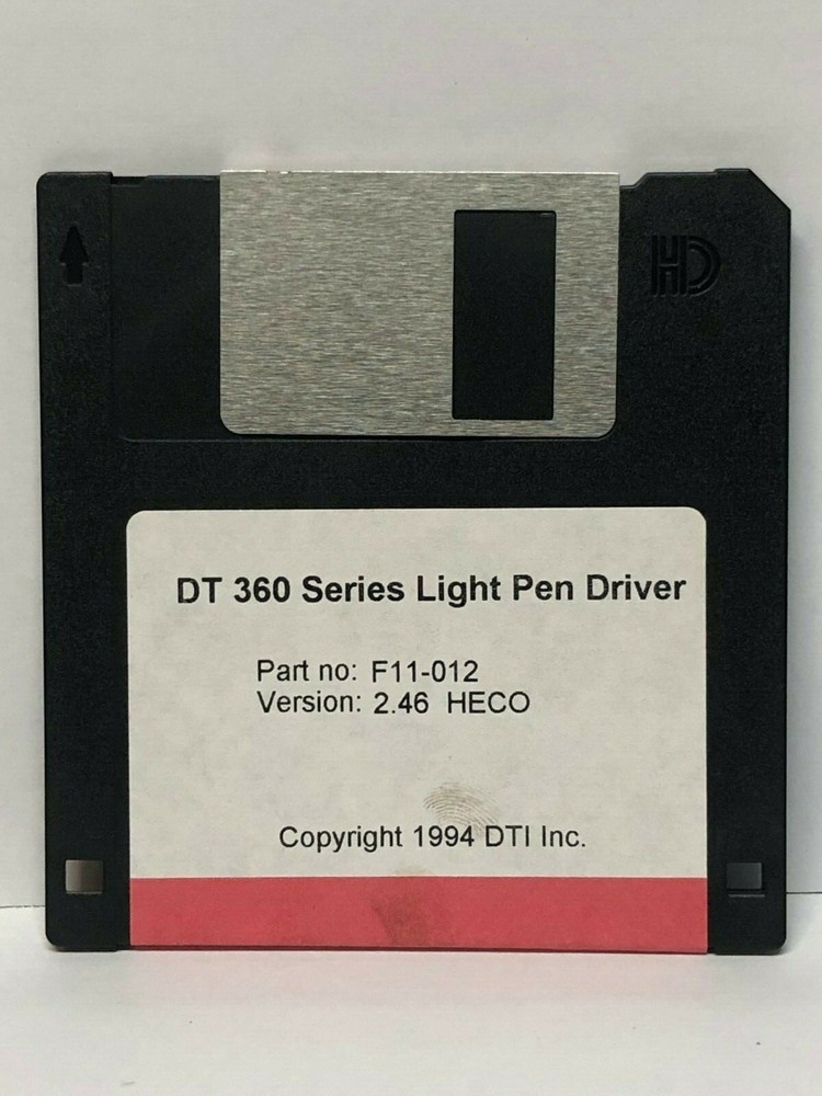 Hunter F11-012 WinAlign Alignment Floppy Disk DT 360 Light Pen Software P-29