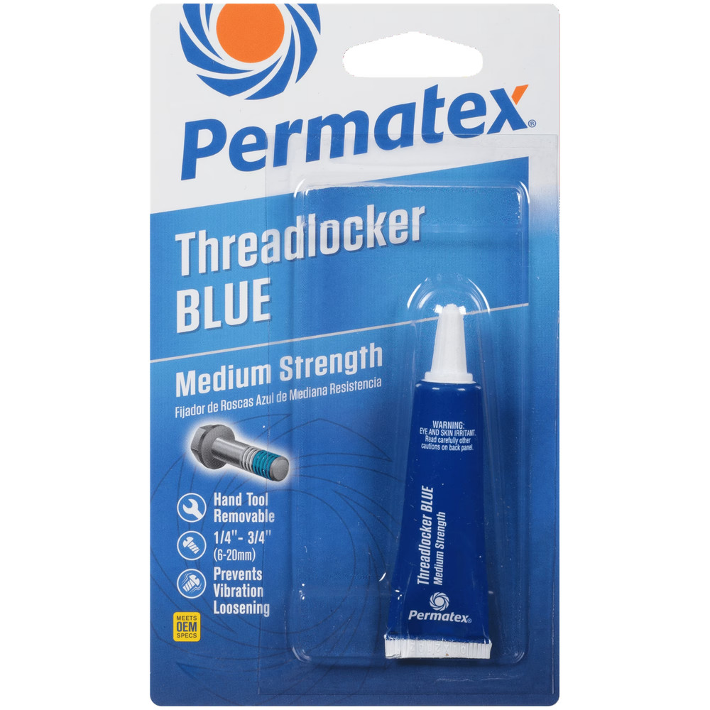 Permatex 24200 Medium Strength Threadlocker Blue 6 ml