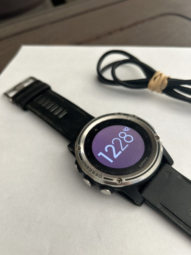 Garmin Descent Mk1 Dive Computer/Watch - Silver Sapphire/Black