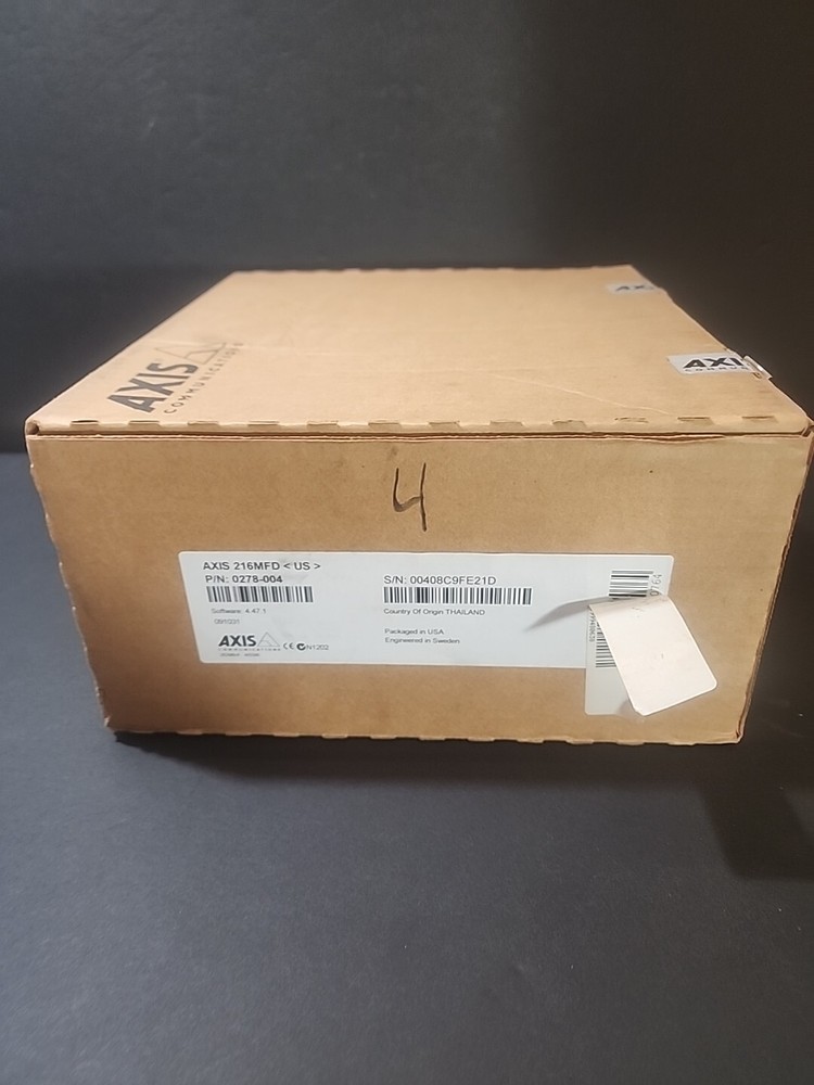 NEW AXIS 216MFD MEGAPIXEL NETWORK IP CAMERA 0278-004