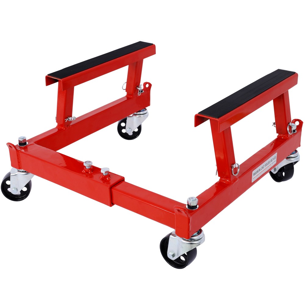 Motorcycle Engine Cradle Dolly 1500lbs ,red