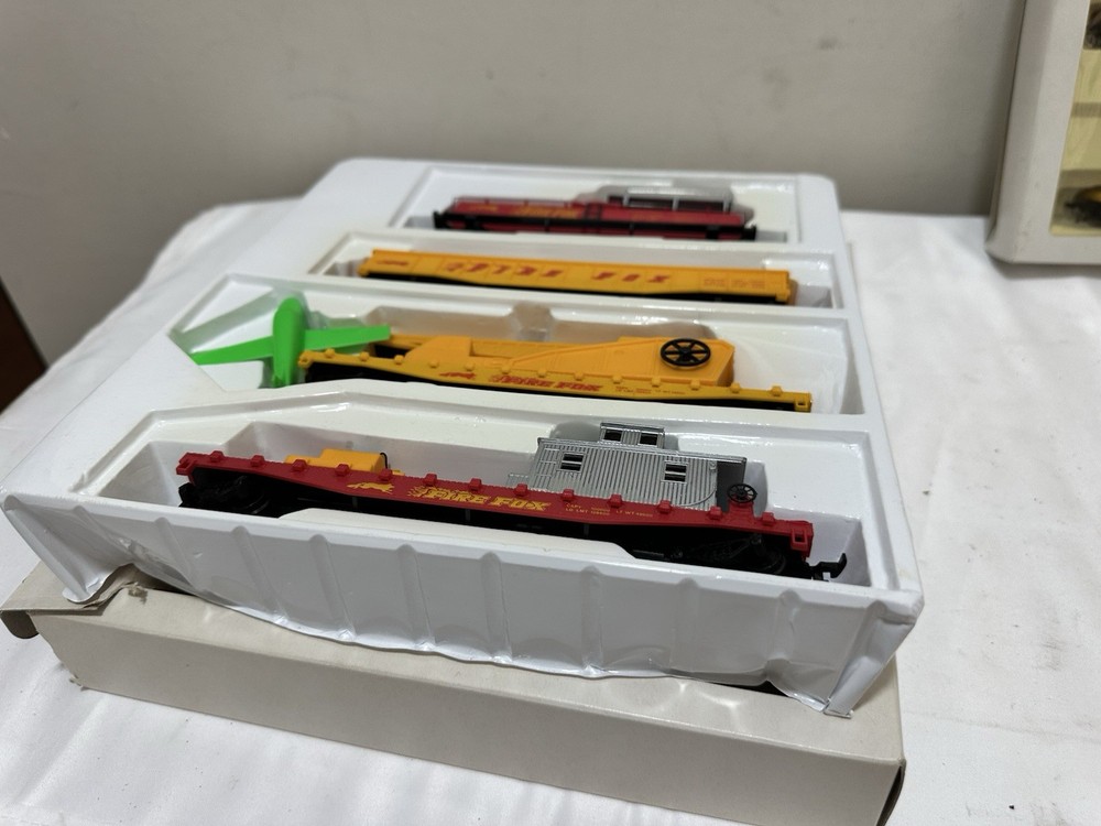 Vintage AHM Fire Fox 1 Fire Command HO Scale Forest Fire Fighter Trains