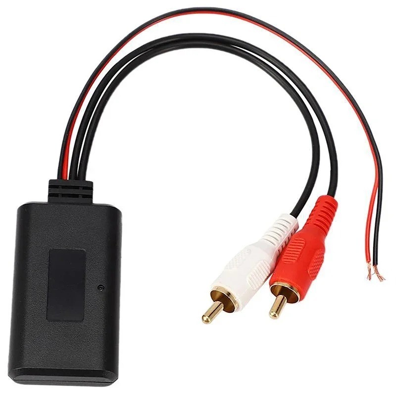 Car Audio Stereo Bluetooth AUX Receiver Module 2 RCA Interface Cable Adapter