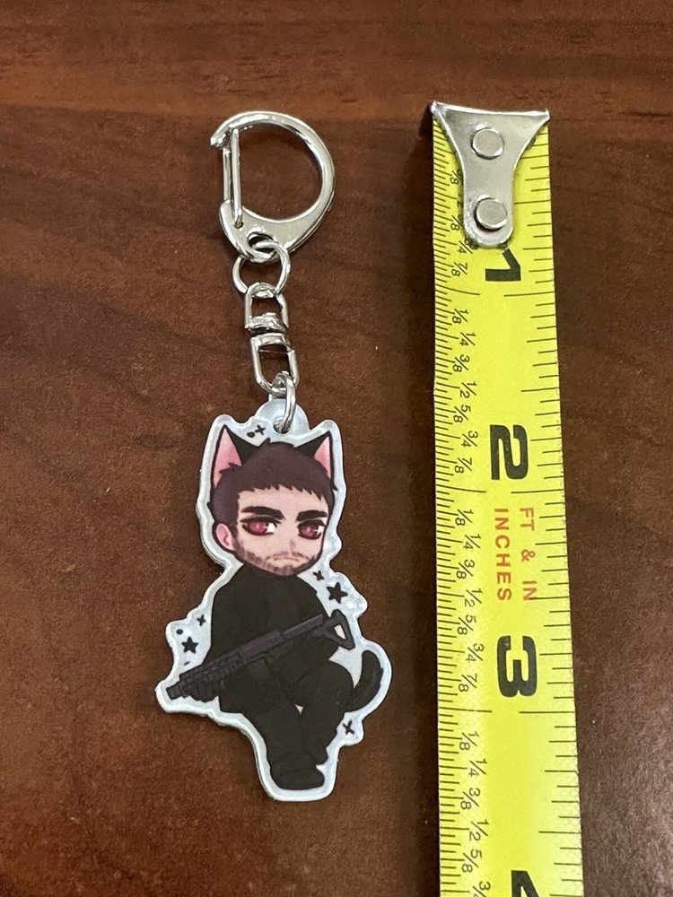 Resident Evil Chris Redfield keychain