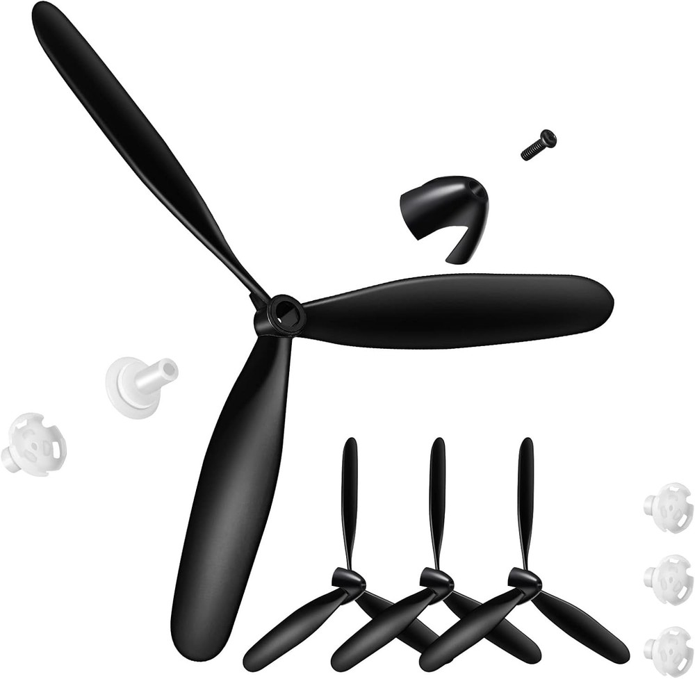 Outus 3 Sets Spare RC Plane Propellers 3 Blade Propeller Compatible with...