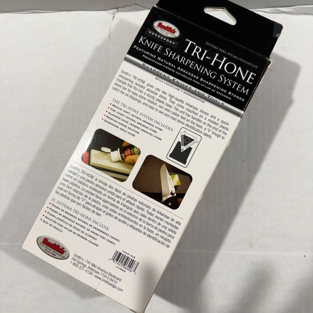 Smith’s Tri-Hone Sharpening System For Knives & Tools TRI6