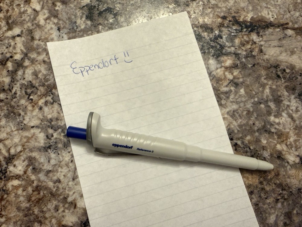 Eppendorf Reference 2 Pipette Ballpoint Pen Blue Ink