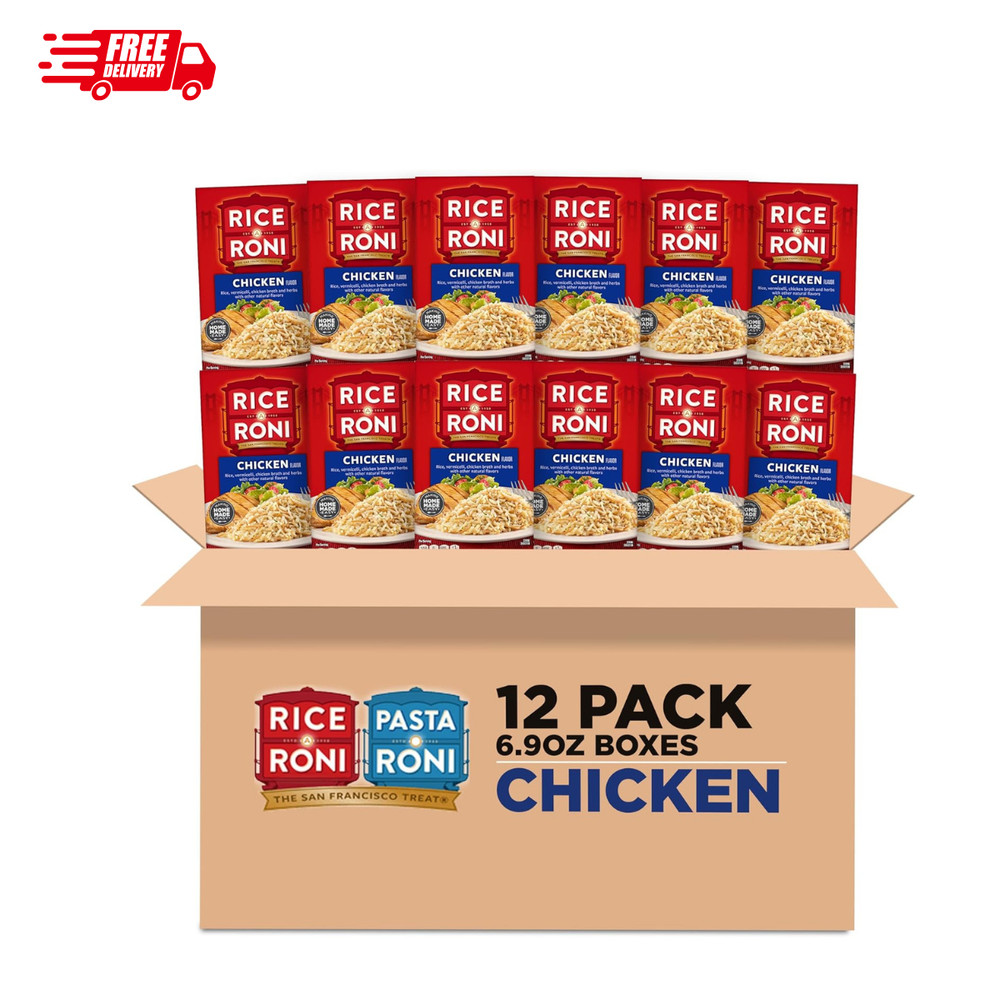 Quaker Rice A Roni, Chicken, 6.9Oz Boxes (12 Pack)