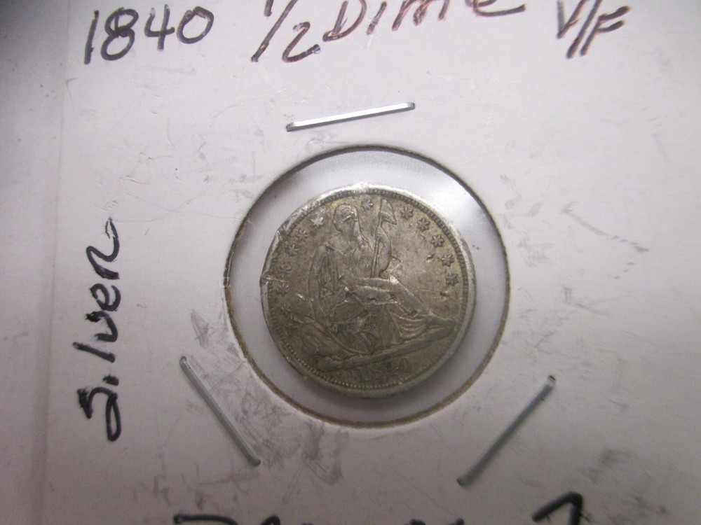 1840 P Seated Liberty Half Dime -