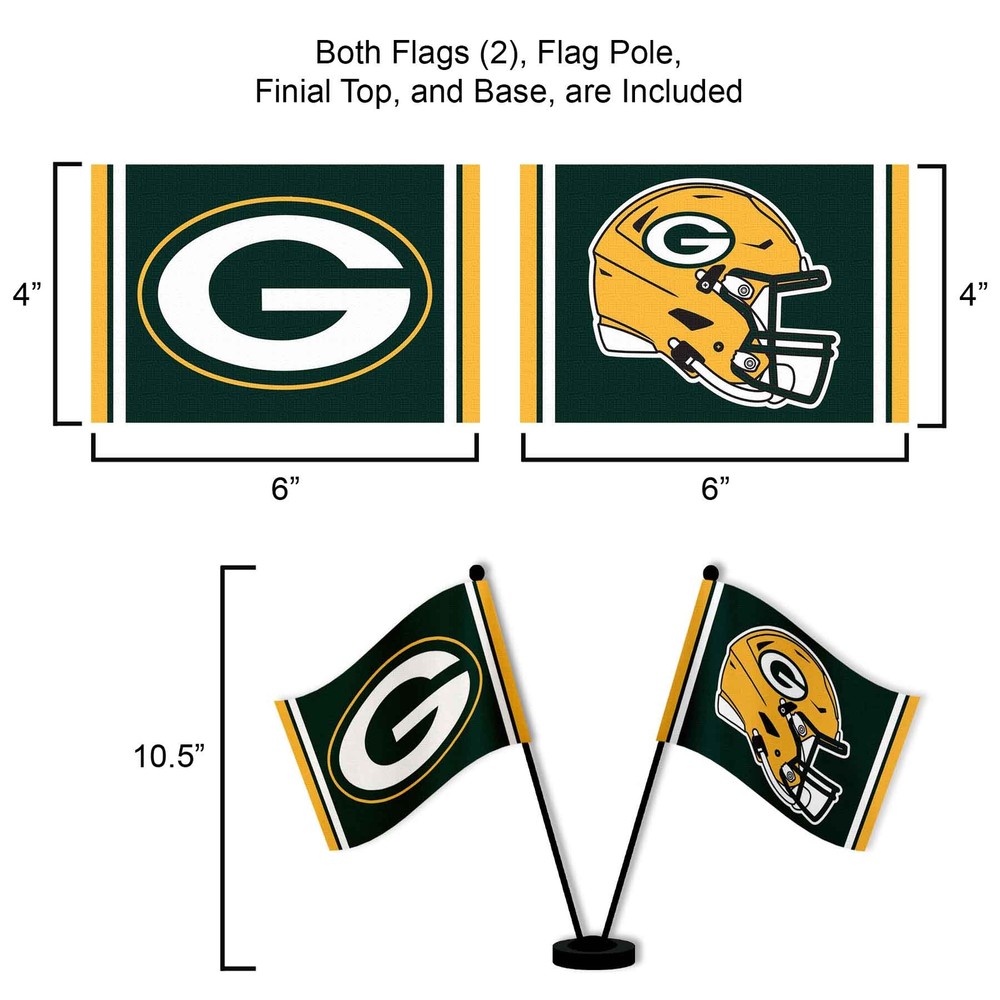 Green Bay Packers Desk Flags
