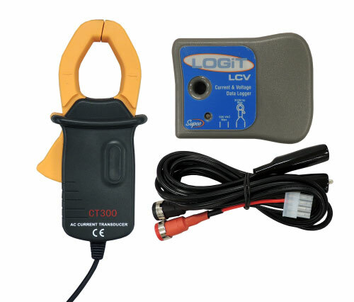 Supco LOGiT LCV Current & Voltage Data Logger w/ AC Current Clamp