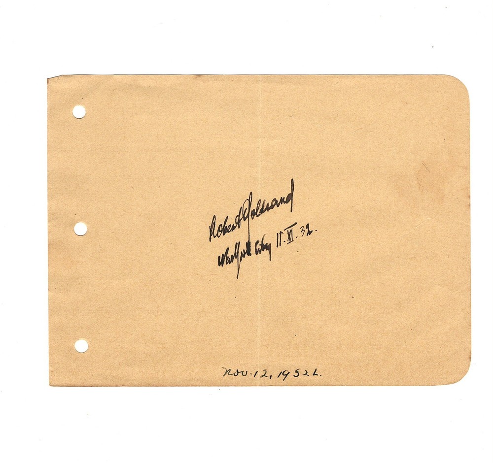 AUSTRIAN CLASSICAL PIANIST ROBERT GOLDSAND AUTOGRAPH
