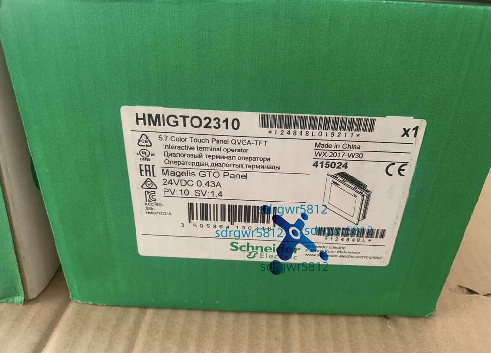 New in With Schneider Electric HMIGTO2310 Harmony GTO Advanced Panel, 5.7-inch