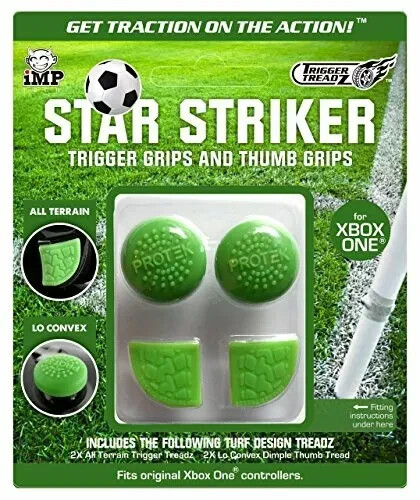 Trigger Treadz Star Striker Thumb and Trigger Grips Pack for Xbox One