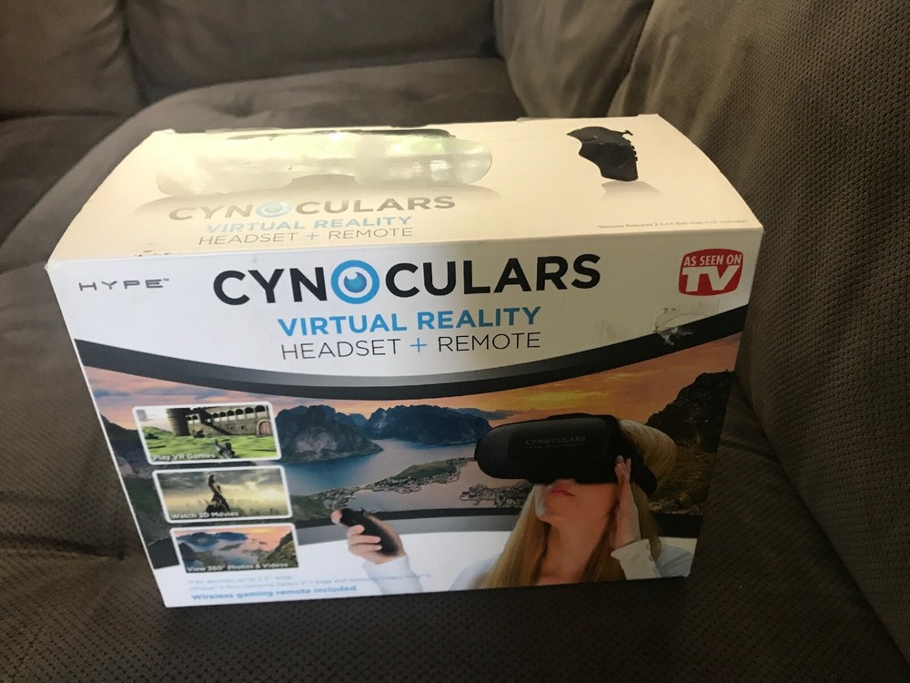 VIRTUAL REALITY HEADSET WITH REMOTE BY CYN CULARS