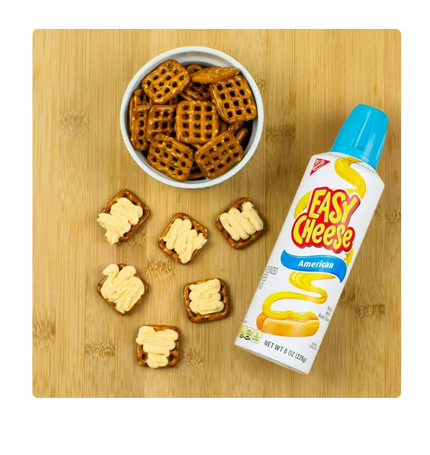 Easy Cheese American Cheese Snack, 8 oz