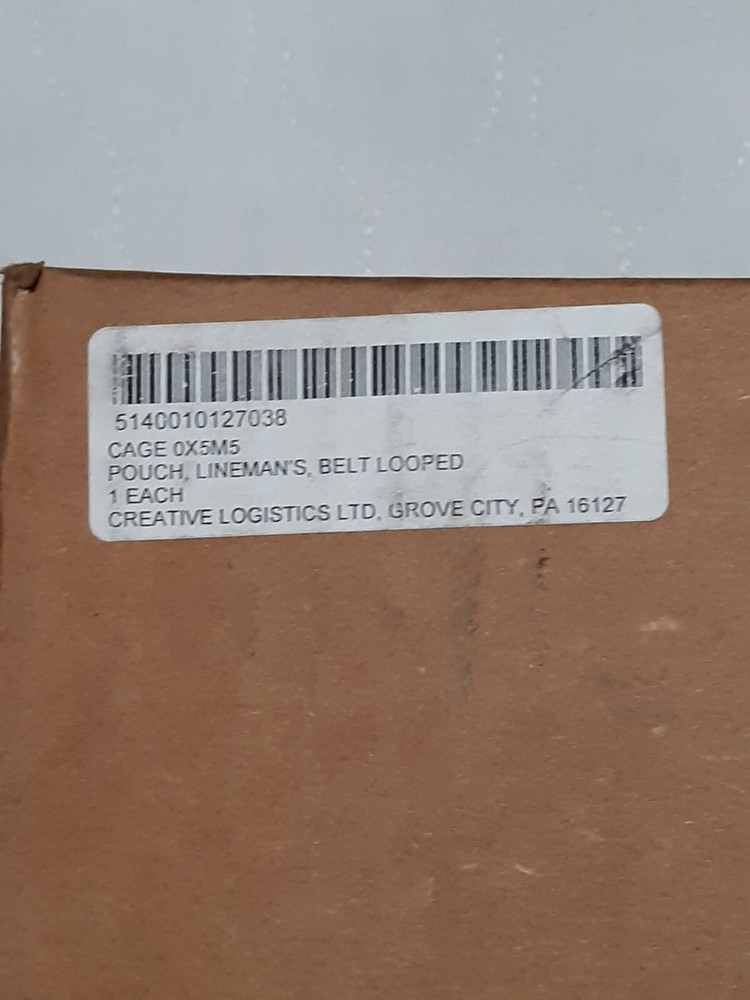 USGI Pouch, Lineman's, Belt Looped Canvas New Single