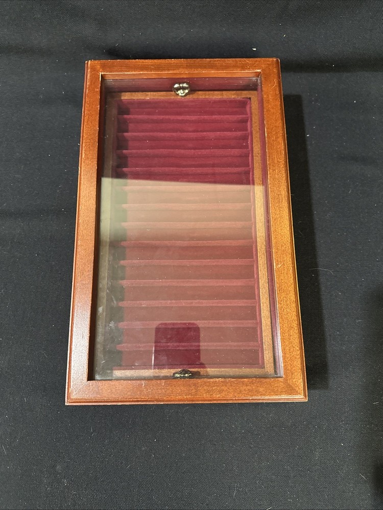 Hardwood Pen Case With 29 Slots