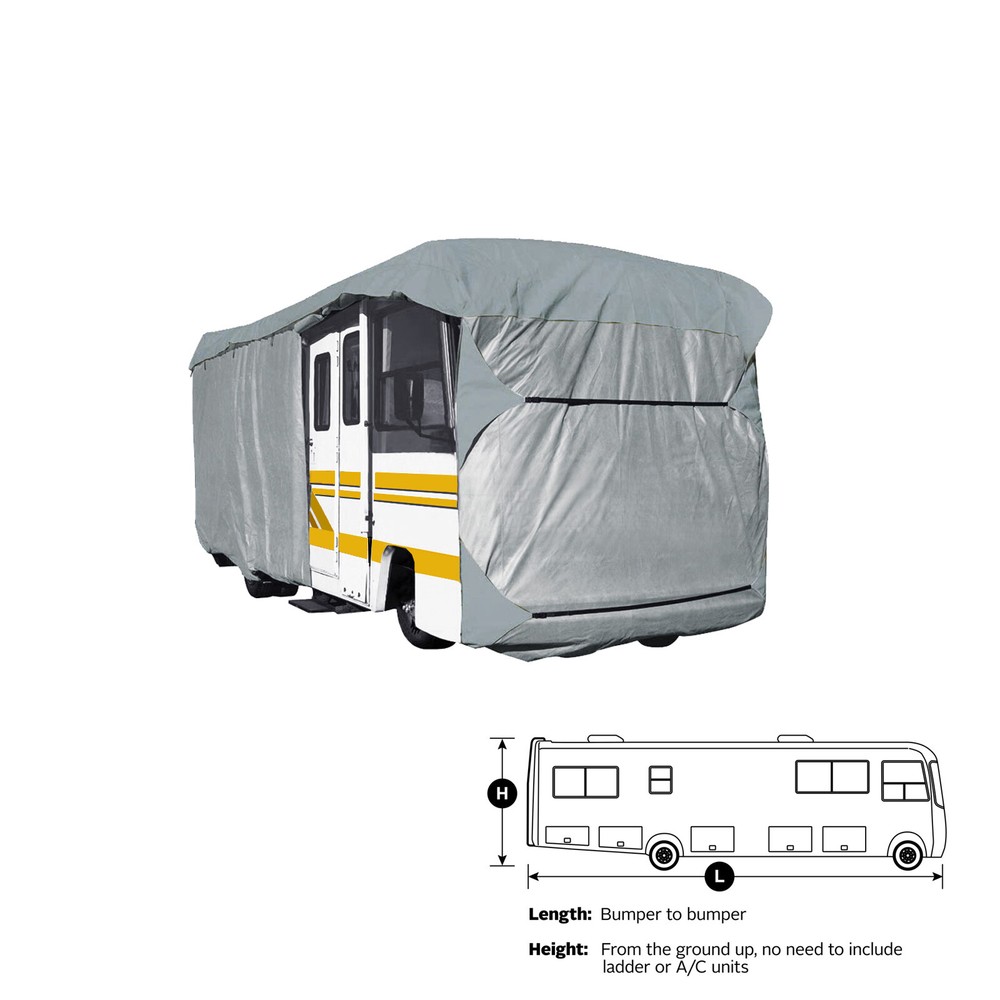 EliteShield Upgraded Class A RV Motorhome Camper Storage Cover All Weather