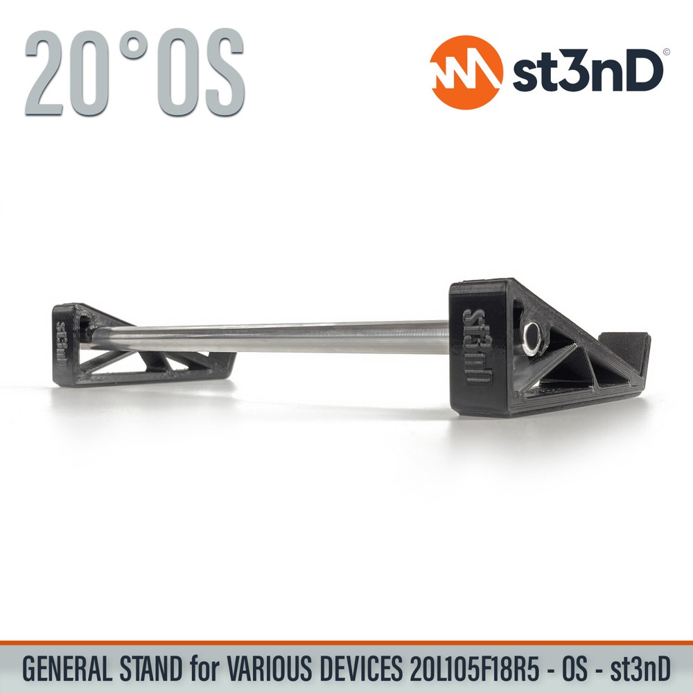 UNIVERSAL STAND for SYNTHS / CONTROLLERS / FX - 20° - Open Style - 20L105F18R5