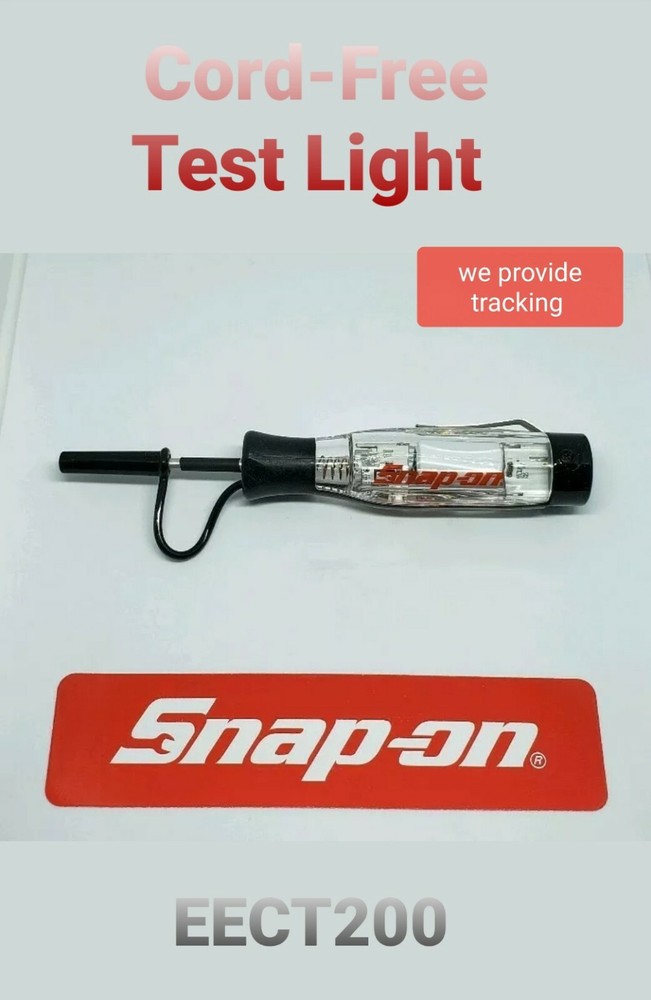 Snap On Cord Free Circuit Tester 3-24v DC NEW, CLEAR handle EECT200 !!!!!!!!