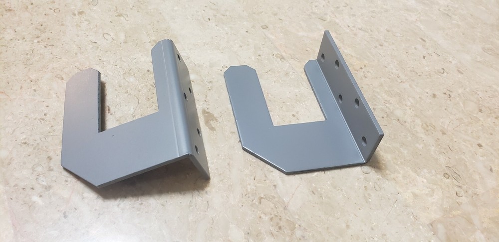Security Brackets for front or back door Fits (2x3) or 2x4 Board