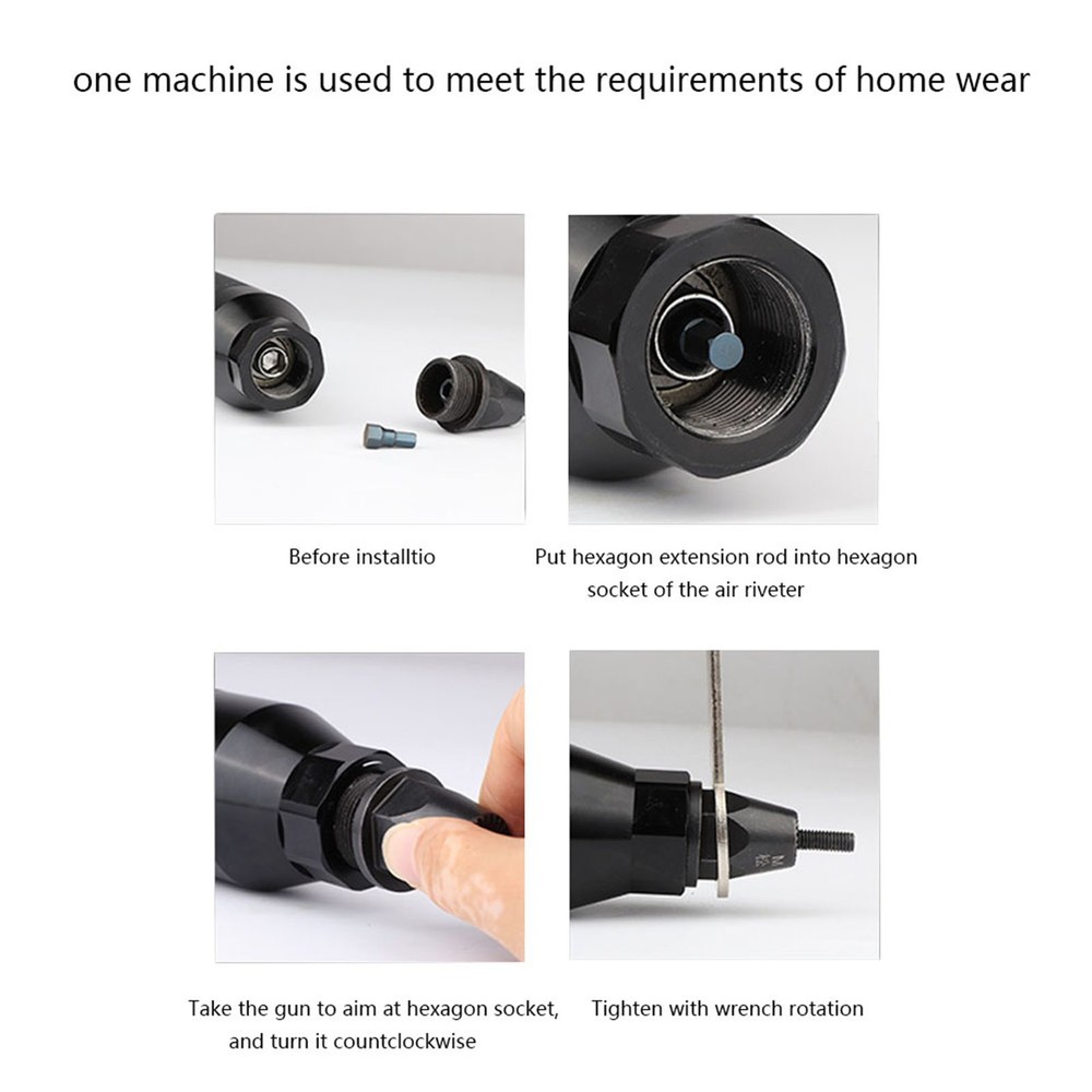 Pneumatic Riveting Pull Nut Automatic Air Riveter Nut Tool (KP-7322) Hot