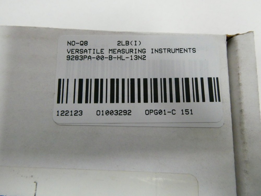 Versatile Measuring Instruments 9283PA-00-B-HL-13N Panel Meter 0-320c
