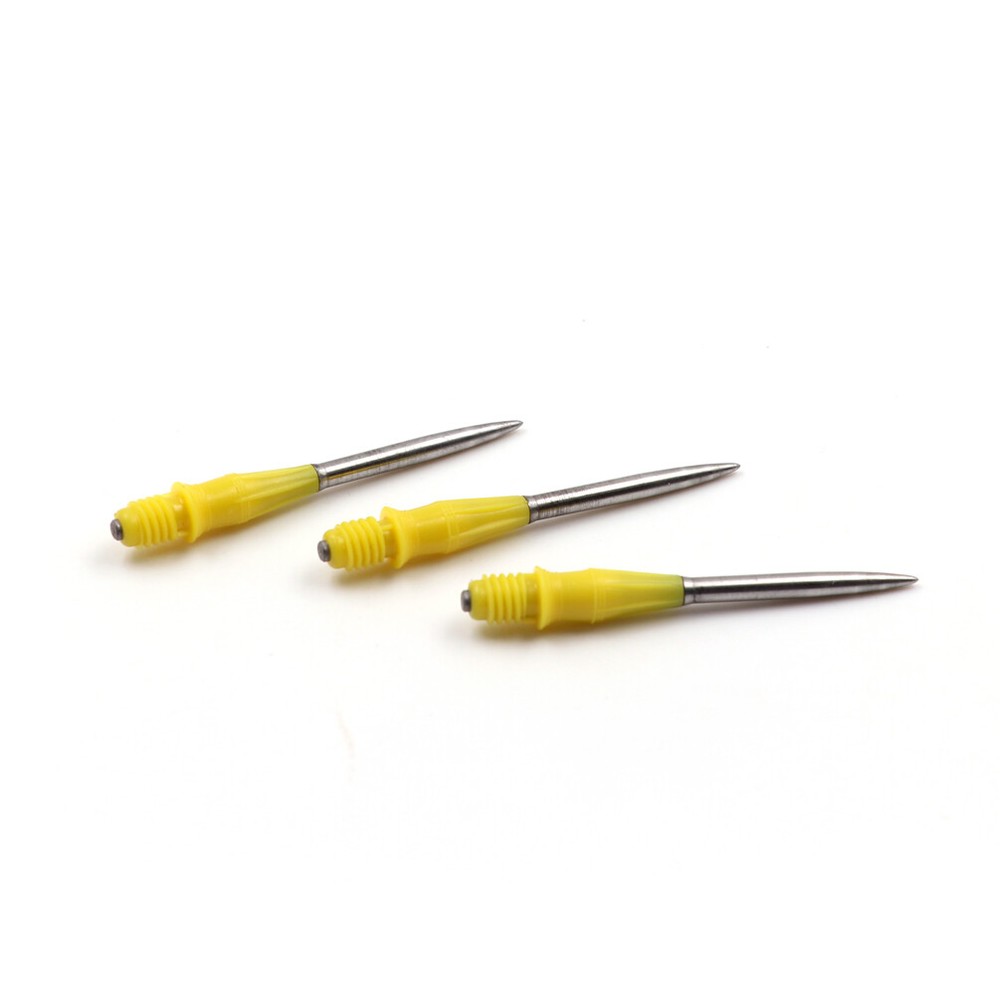 CUESOUL TOUCH-Point Conversion Dart Points for 2BA Soft Tip Darts-Yellow