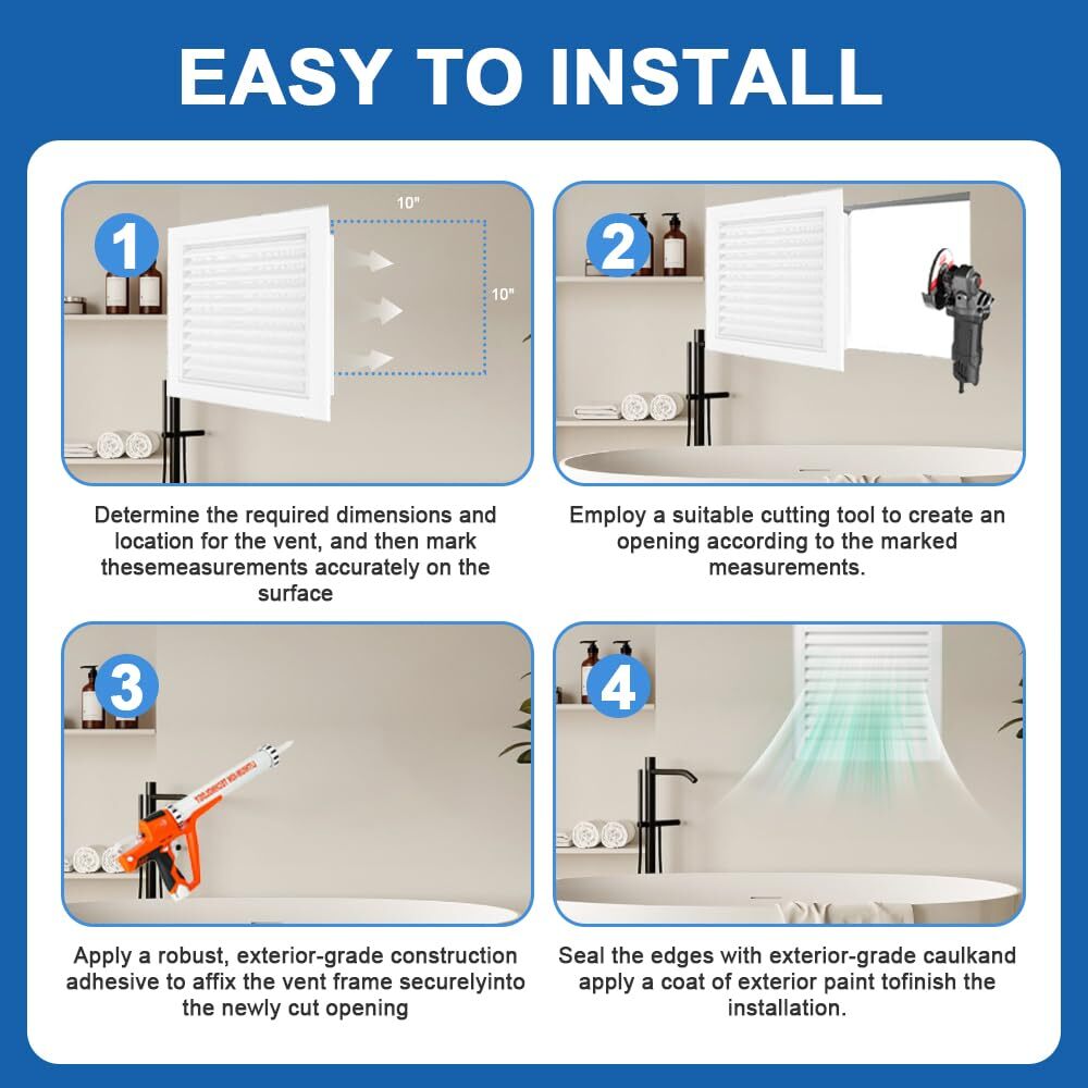 12 x 12 inch - Access Doors - Access Panel for Drywall with Push-Button Switc...