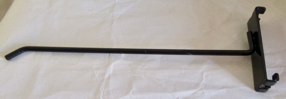 10” Black Metal Grid Wall Hook GPB H10