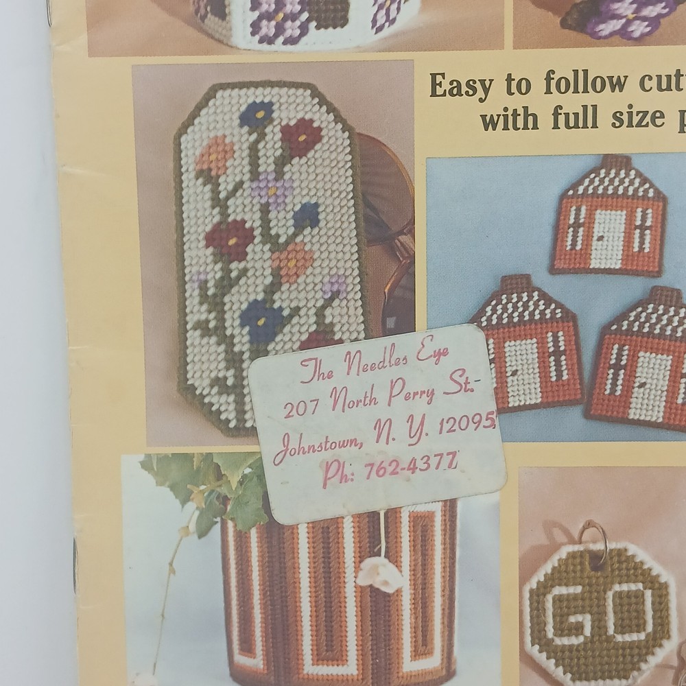 Plastic Canvas Instruction Book for Fast & Small Projects Needlecraft Designs