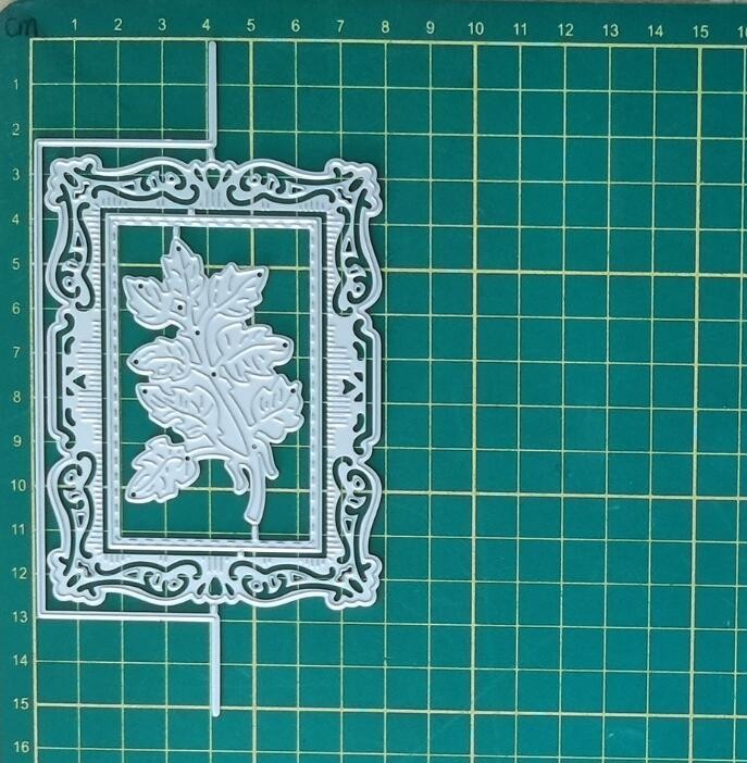 Rectangular folding frame Metal Cutting Die DIY Scrapbook decorate Embossed
