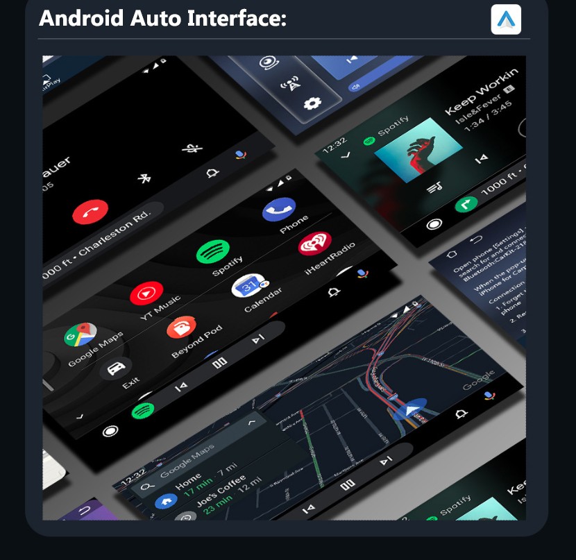 Portable Wireless Apple CarPlay and Android Auto IPS Touch Screen for Car