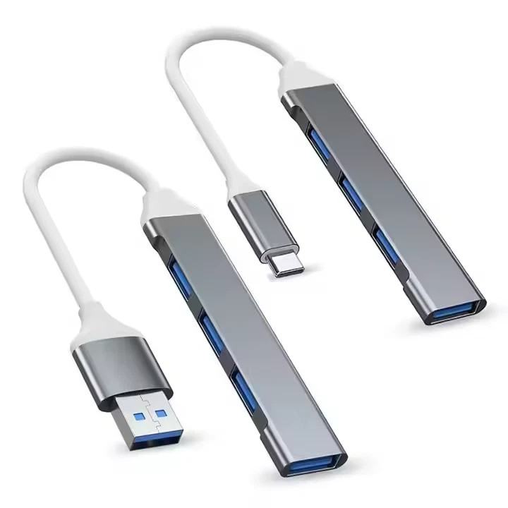 USB Hub Multiport Dock Multi-Splitter USB Type-A 3.0 Hub Adapter for PC Mac