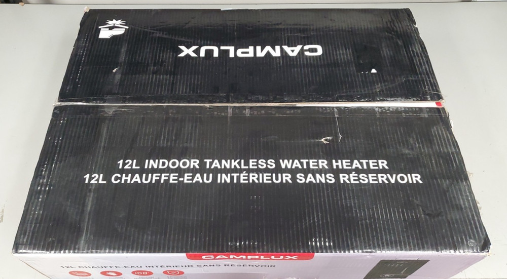 CAMPLUX CA318NG-N1 Smart 3.18 GPM Tankless Water Heater With Vent Pipe