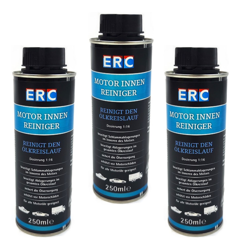 3x 250ml ERC Engine Interior Cleaner Mud Debris Protects Against Engine Damage