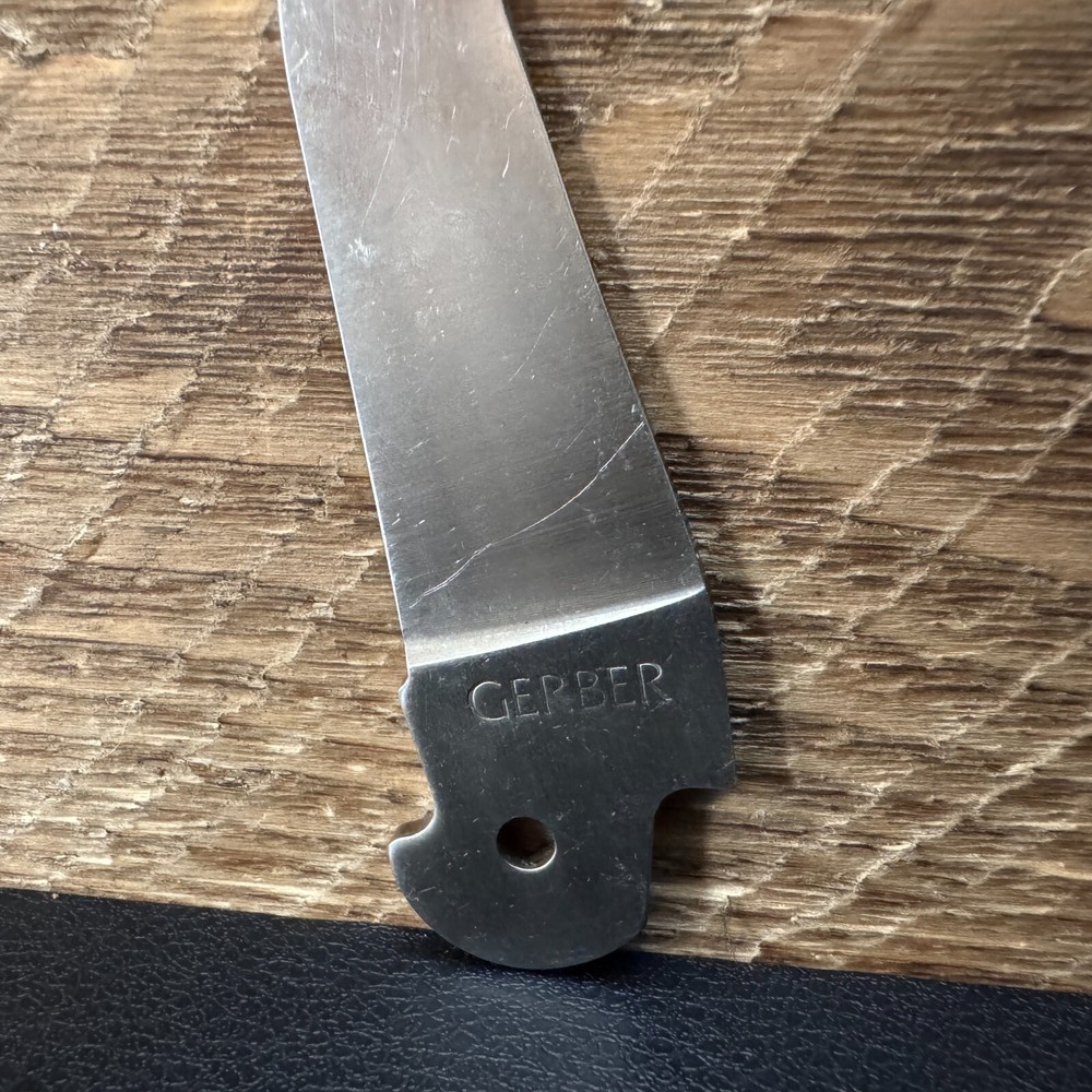 Gerber Folding Gut Hook Knife Blade Replacement, Stainless, Unsharpened - USA