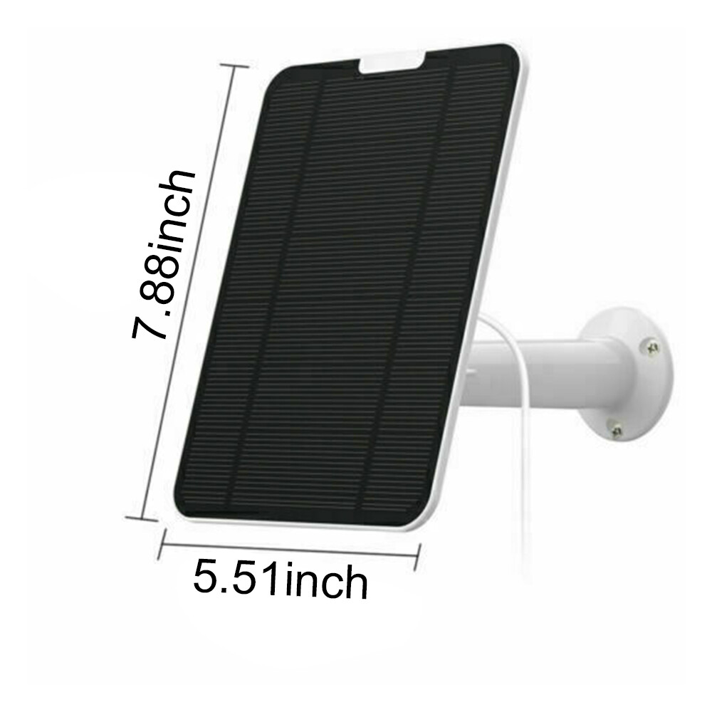 1-4Pcs 5V Solar Panel Charger for Eufy Eufycam Cam E/2C/E/2 Pro Security Camera