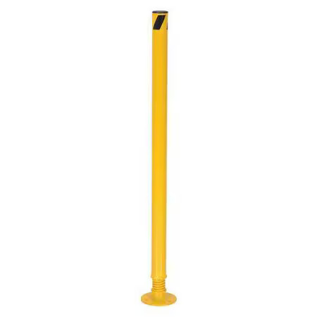 Flexible Bollard, Spring Mount, No, None, 4Lny5