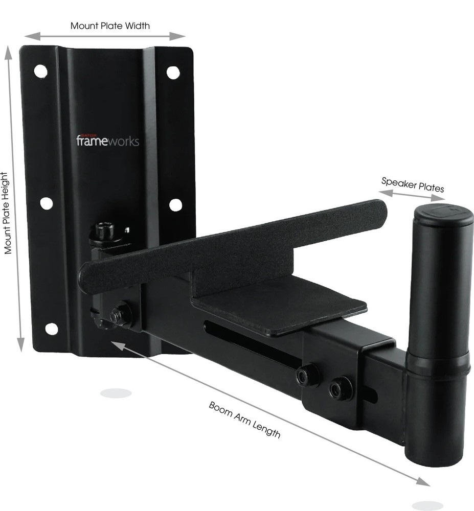 Gator Wall Mount Speaker Stands (pair)