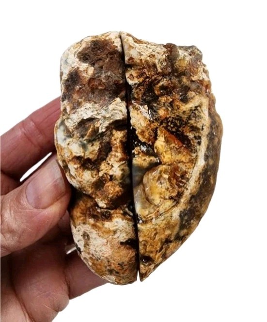 Agate Matching Halves 172.5 grams.