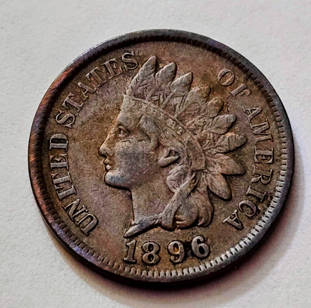 1896 Indian Head Cent Penny