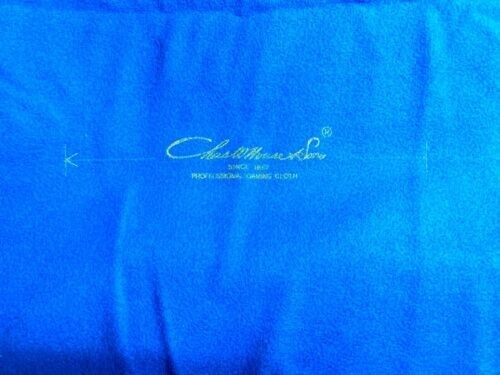 Full Size Blue Pai Gow Poker Cloth - DIMENSIONS INCLUDED