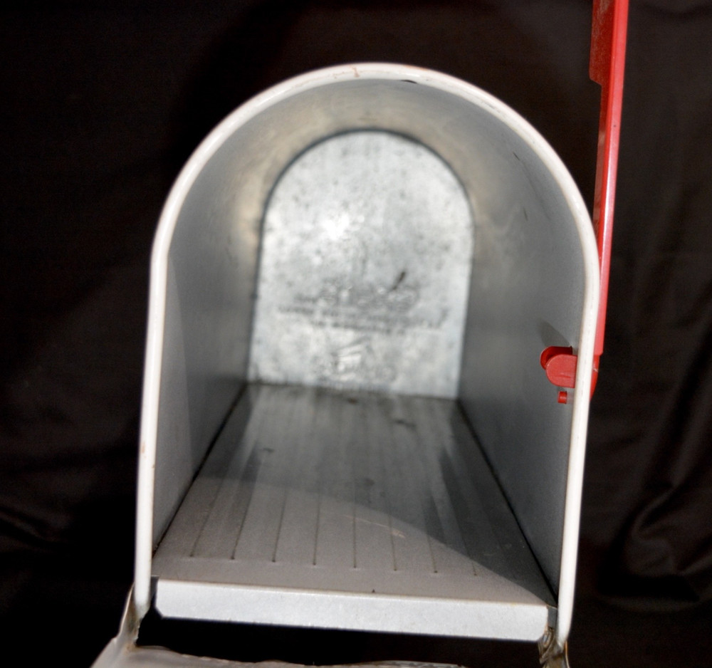 Custom Hand Painted Cardinal Metal Mailbox by Solar Group 19" Long