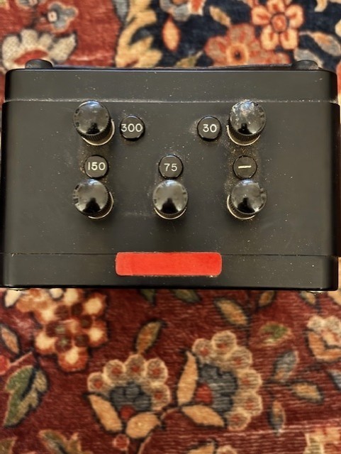 Vintage Weston Electric DC Voltmeter Zero Corrector In Leather Case 30/300